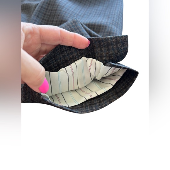 🟤 EUC Lauren by Ralph Lauren Brown & Blue Plaid Sportscoat | Men’s 46L - Picture 7 of 9